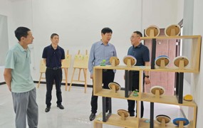 罗强调研东巩镇学校