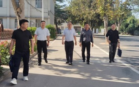 罗强调研武安镇学校发展